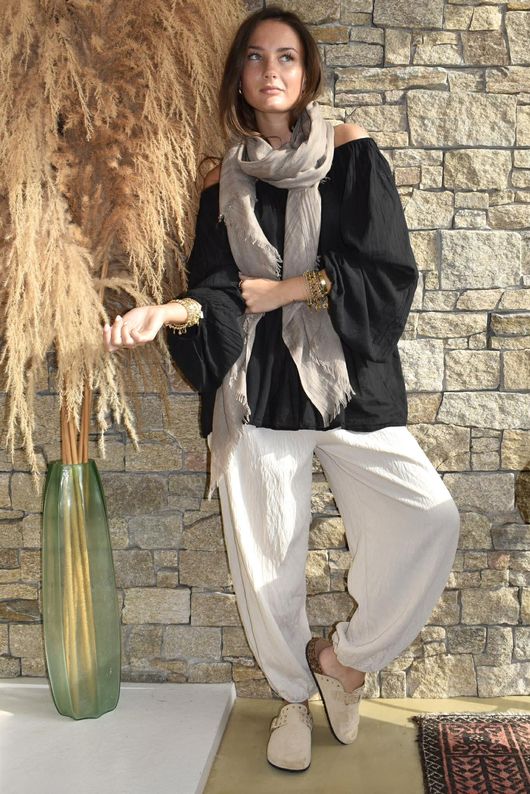 Sa Caleta Gypsy Top Black